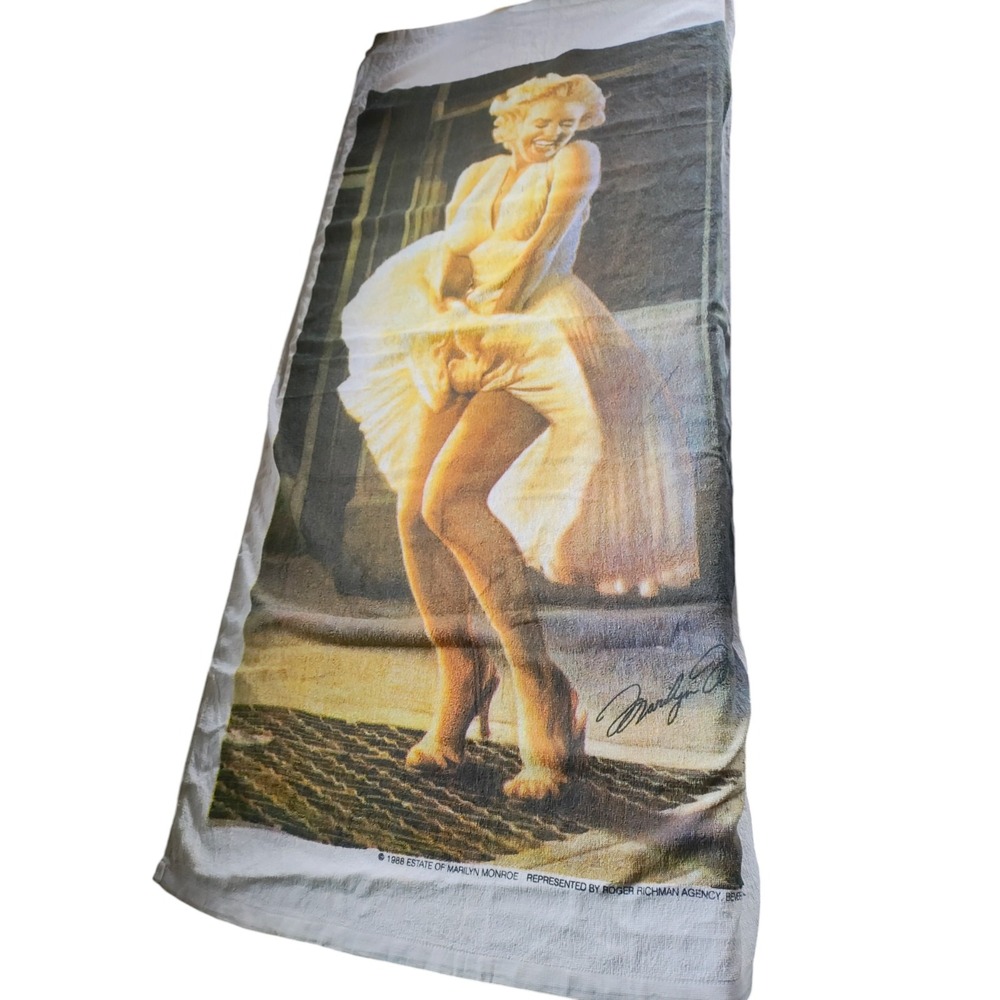 Vintage Super Rare Jay Franco Beach Towel Marilyn Monroe